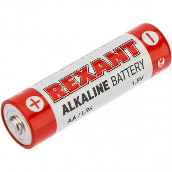 Алкалиновая батарейка REXANT AA/LR6 1,5 V (4 шт./блистер) Алкалиновая батарейка REXANT AA/LR6 1,5 V (4 шт./блистер)