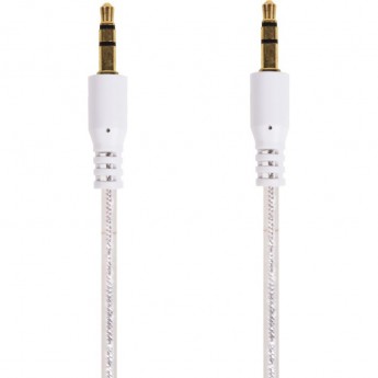 Аудиокабель REXANT AUX 3.5 мм гелевый 1 м, белый Аудиокабель REXANT AUX 3.5 мм гелевый 1 м, белый