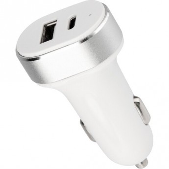 Автозарядка в прикуриватель REXANT АЗУ USB-A+USB-C, 3.1 A белая Автозарядка в прикуриватель REXANT АЗУ USB-A+USB-C, 3.1 A белая