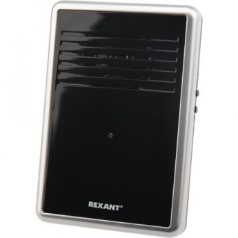 Беспроводной дверной звонок REXANT RX-30 c цифровым кодированием 25 мелодий 150 м кнопка IP44 (черный) Беспроводной дверной звонок REXANT RX-30 c цифровым кодированием 25 мелодий 150 м кнопка IP44 (черный)