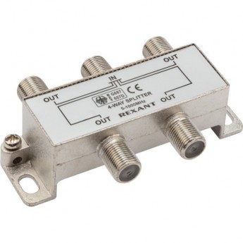 Делитель антенный REXANT F-типа на 4 TV