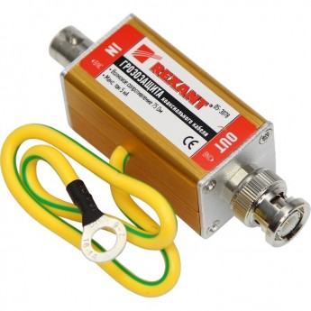 Грозозащита высокочастотного кабеля REXANT (гнездо BNC - штекер BNC), 1 шт