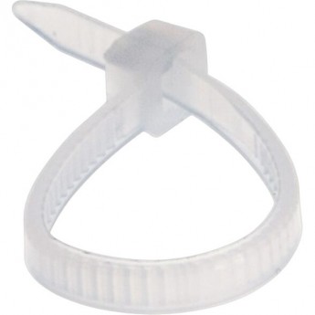Хомут-стяжка кабельная REXANT нейлоновая 100x3,6мм, белая (100 шт/уп)