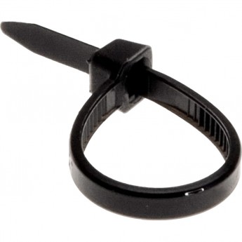 Хомут-стяжка кабельная REXANT нейлоновая 100x3,6мм, черная (100 шт/уп)