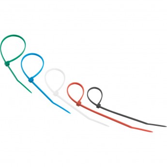 Хомут-стяжка REXANT нейлоновая 150x2,5мм, цветная (25 шт/уп)