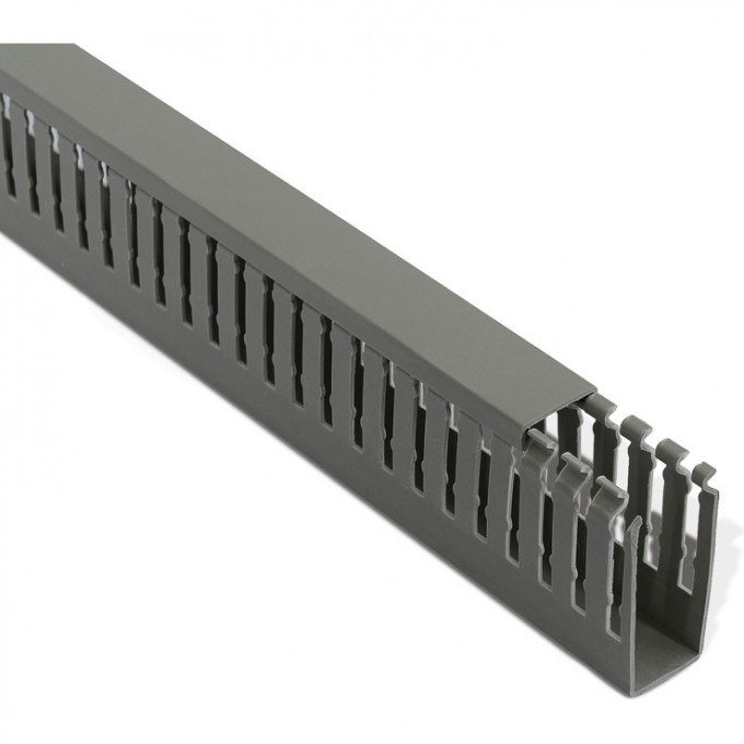 Кабель-канал REXANT перфорированный самоклеящийся 25х60 серый 28-5014