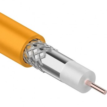 Кабель коаксиальный REXANT MARS 4K НГ(А)-HF 100 м оранжевый Кабель коаксиальный REXANT MARS 4K НГ(А)-HF 100 м оранжевый