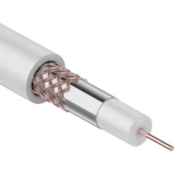 Кабель коаксиальный REXANT RG-59U+CU 305 м белый Кабель коаксиальный REXANT RG-59U+CU 305 м белый