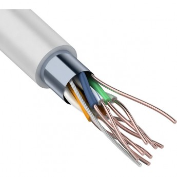 Кабель витая пара REXANT F/UTP 4PR внутренний серый 305 м Кабель витая пара REXANT F/UTP 4PR внутренний серый 305 м