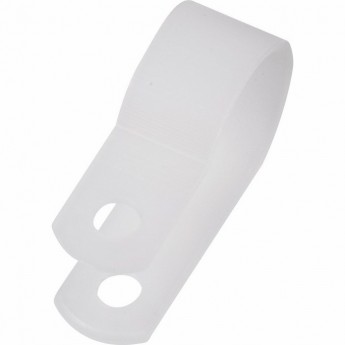 Кабельная скоба REXANT 16 мм под винт белая, 50 шт. Кабельная скоба REXANT 16 мм под винт белая, 50 шт.