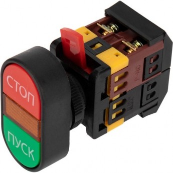 Кнопка REXANT APBB-22 «Пуск-Стоп» овальная 230 В NO+NC Кнопка REXANT APBB-22 «Пуск-Стоп» овальная 230 В NO+NC