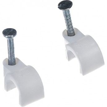 Крепеж кабеля REXANT круглый 4 мм, белый (упак. 50 шт) Крепеж кабеля REXANT круглый 4 мм, белый (упак. 50 шт)