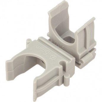 Крепеж-клипса REXANT 16 мм для труб серая, 100 шт. Крепеж-клипса REXANT 16 мм для труб серая, 100 шт.