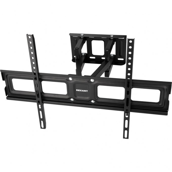 Кронштейн REXANT HOME для телевизора 32"-65", наклонно-поворотный, двойное колено 38-0096