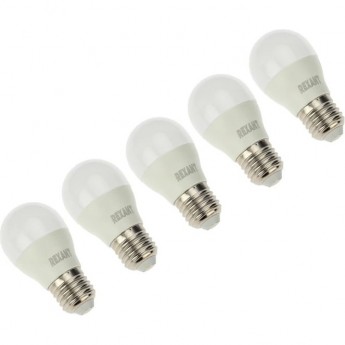 Лампа светодиодная REXANT 9,5 Вт E27 903 Лм 2700 K, 5 шт.