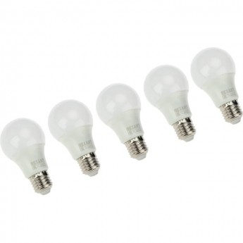 Лампа светодиодная REXANT A60 9,5 Вт E27 903 Лм 2700 K, 5 шт Лампа светодиодная REXANT A60 9,5 Вт E27 903 Лм 2700 K, 5 шт