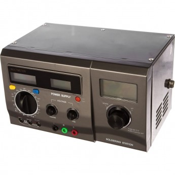 Многофункциональная цифровая паяльная станция REXANT с мультиметром и ЖК дисплеем 220В/48Вт (ZD-8901) Многофункциональная цифровая паяльная станция REXANT с мультиметром и ЖК дисплеем 220В/48Вт (ZD-8901)