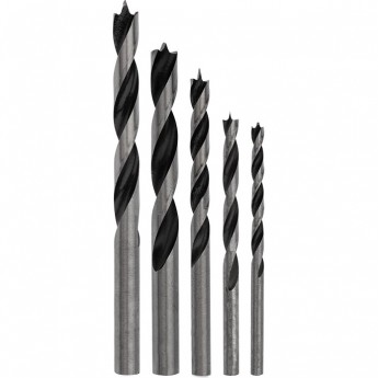 Набор сверл по дереву REXANT 4-10 мм, 5 шт.