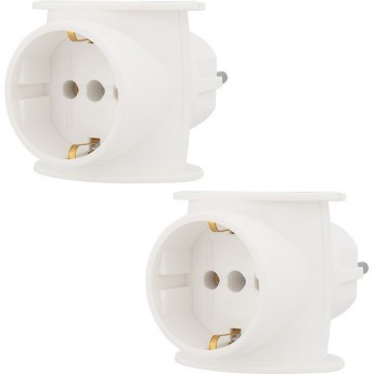 Набор тройников электрических универсальных REXANT 16А, 2 шт.