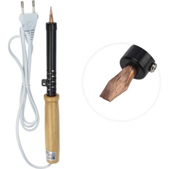 Паяльник с деревянной ручкой REXANT ЭПСН 100Вт 230В Паяльник с деревянной ручкой REXANT ЭПСН 100Вт 230В