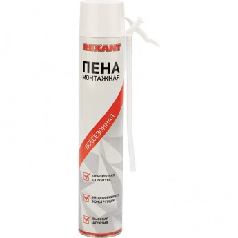 Пена монтажная REXANT всесезонная с трубочкой 50 л