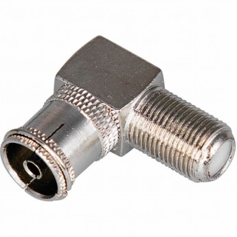 Переход REXANT гнездо F-гнездо TV угловой Переход REXANT гнездо F-гнездо TV угловой