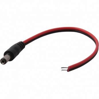 Разъем питания REXANT штекер 2.1х5.5x10 мм с проводом 20 см Разъем питания REXANT штекер 2.1х5.5x10 мм с проводом 20 см