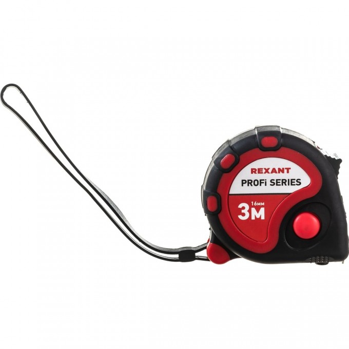 Рулетка измерительная REXANT ПРОФИ прорезиненный корпус, 3м х 16мм 12-9004