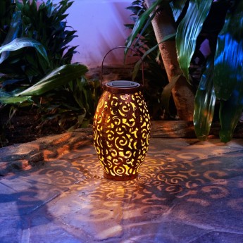 Светильник грунтовый REXANT СТАМБУЛ ФЕНЕР, 3000К, встроенный аккумулятор, солнечная панель