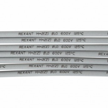 Термоусаживаемая трубка REXANT 1.0/0.5 мм серая, 50 шт/уп Термоусаживаемая трубка REXANT 1.0/0.5 мм серая, 50 шт/уп