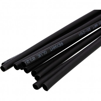 Термоусаживаемая трубка REXANT 3.2/1.6 мм двухстенная клеевая черная, 10 шт/уп Термоусаживаемая трубка REXANT 3.2/1.6 мм двухстенная клеевая черная, 10 шт/уп