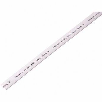 Термоусаживаемая трубка REXANT 7.0/3.5 мм белая, 50 шт. Термоусаживаемая трубка REXANT 7.0/3.5 мм белая, 50 шт.