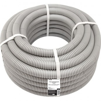 Труба гофрированная REXANT с зондом 40 мм, 15 м