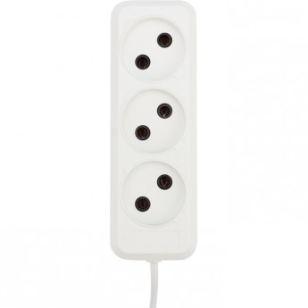 Удлинитель REXANT 3 гнезда 1.5 м 2х0.75 мм² б/з белый Удлинитель REXANT 3 гнезда 1.5 м 2х0.75 мм² б/з белый