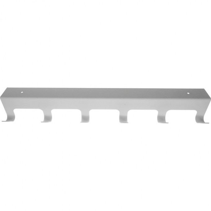 Вешалка навесная на дверь REXANT 6 крючков, белый 38-0644