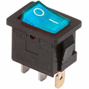 Выключатель клавишный REXANT MINI RWB-206 6А синий с подсветкой Выключатель клавишный REXANT MINI RWB-206 6А синий с подсветкой